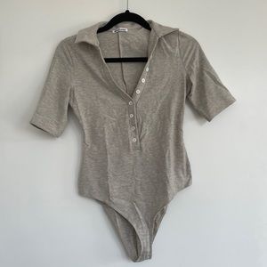 Reformation Ribbed Bodysuit
